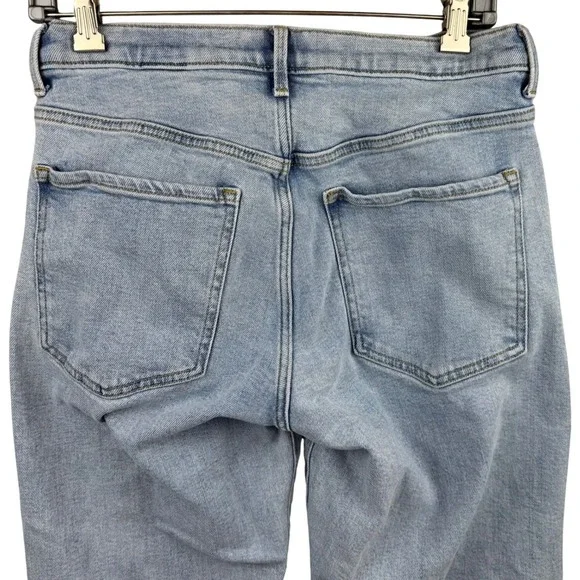 Banana Republic‎ Jeans Womens Size 27 Mid Rise Straight Leg Light Wash Denim - Picture 4 of 11